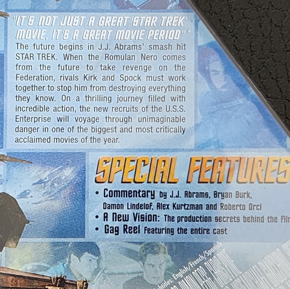 Nwt STAR TREK. Sealed dvd. Pg-13 - Picture 3 of 4